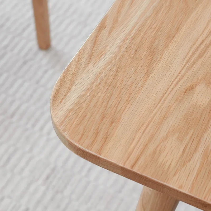 Table à manger extensible en chêne naturel avec pieds effilés